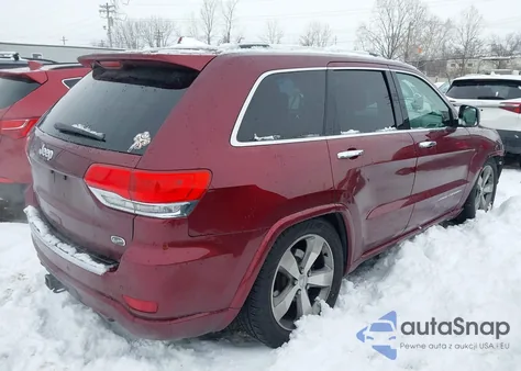 2016 Jeep Grand Cherokee Overland z USA, uszkodzony, nr VIN 1C4RJFCG2GC498582